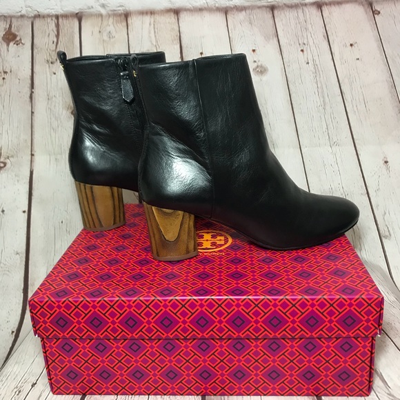 ⚡️SOLD⚡️NEW Tory Burch Boots Black Raya Booties - Picture 5 of 8